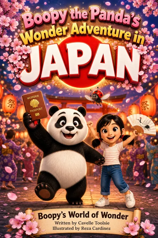 Cover of Boopy the Panda's Wonder Adventure in Japan